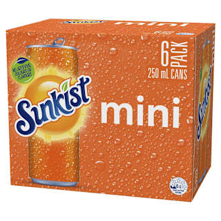 Sunkist Orange Soft Drink 