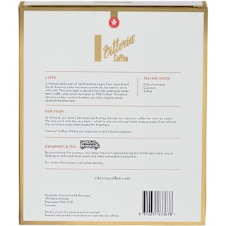 Vittoria Latte Compatible Aluminium Coffee Capsules