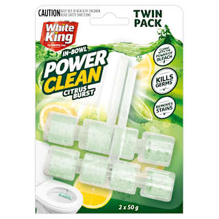 White King In Toilet Blocks Citrus Burst