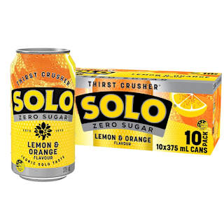Solo Zero Sugar Lemon Soft Drink