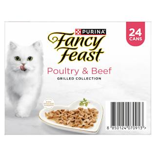 Purina Fancy Feast Grilled Pet Food Poultry Beef Combipack