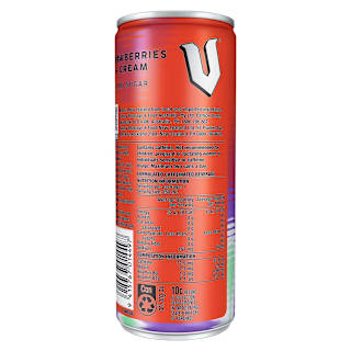 V Energy Drink Strawberries And Cream Zero Sugar