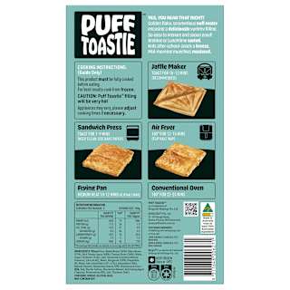 Borg's Puff Toastie Baked Beans & Cheese