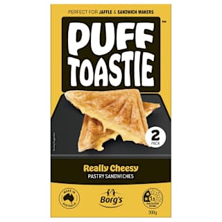 Borg's Puff Toastie Really Cheesy