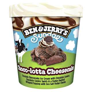 Ben & Jerry's Ice Cream Choco-Lotta Cheesecake Sundae