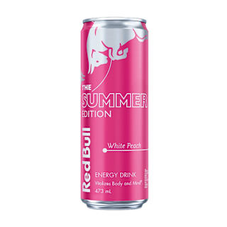Red Bull Energy Drink Summer White Peach Can