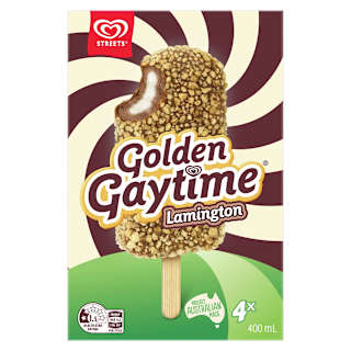 Golden Gaytime Ice Cream Lamington