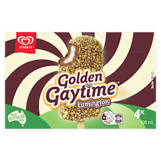 Golden Gaytime Ice Cream Lamington