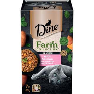 Dine Farm Collection With Salmon Sweet Potato And Spinach