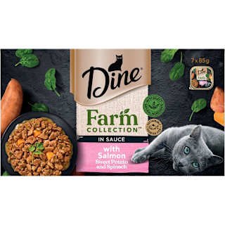 Dine Farm Collection With Salmon Sweet Potato And Spinach
