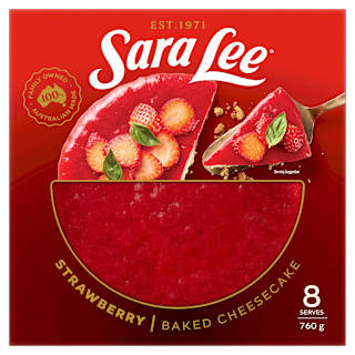 Sara Lee Baked Cheesecake Strawberry