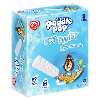 Paddle Pop Ice Confection Lemonade