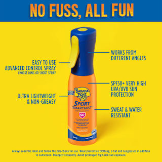 Banana Boat Sport Smartmist Sunscreen Spray Spf50+ 