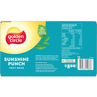 Golden Circle Sunshine Punch Fruit Drink 