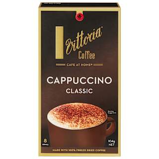 Vittoria Cappuccino Coffee Sachets