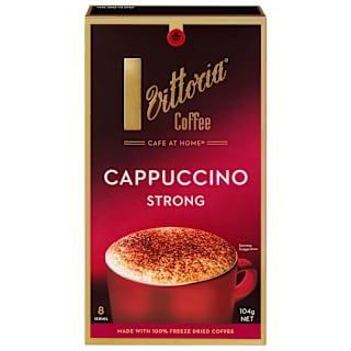 Vittoria Cappuccino Strong Coffee Sachets 