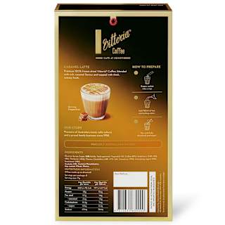 Vittoria Caramel Latte Coffee Sachets