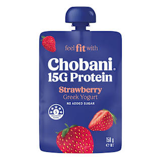 Chobani Fit Greek Yogurt Strawberry Pouch 