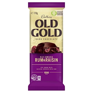 Cadbury Old Gold Jamaica Rum & Raisin