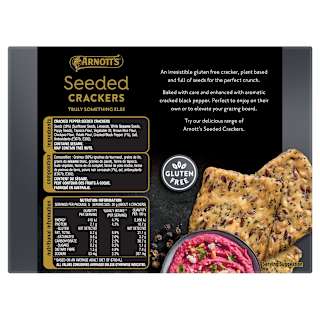 Arnott's Gold Label Crackers Seed Pepper