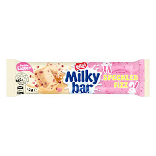 Nestle Milkybar Chocolate Speckled Fizz Bar