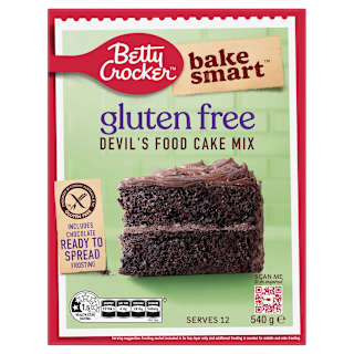 Betty Crocker Bake Smart Cake Mix Gluten Free Devils Food 