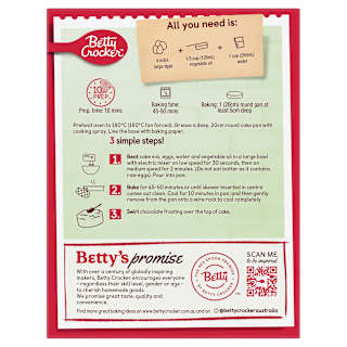 Betty Crocker Bake Smart Cake Mix Gluten Free Devils Food 