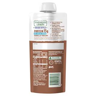 Farmers Union Greek Style High Protein Vanilla Yogurt Pouch