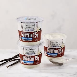 Farmers Union Greek Style High Protein Vanilla Yogurt