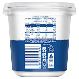 Farmers Union Greek Style High Protein Natural Yogurt