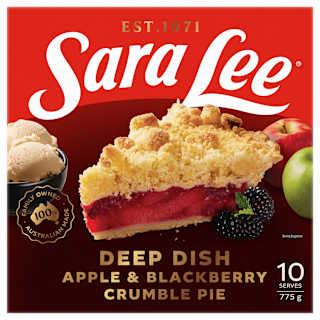 Sara Lee Deep Dish Crumble Apple & Blackberry