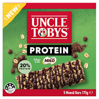 Uncle Tobys Muesli Bar Protein Milo Muesli Bar