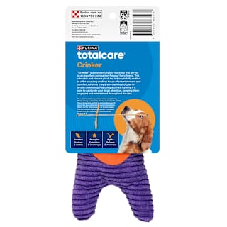 Purina Total Care Dog Toy Toy Crinkler Plush