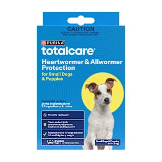 Purina Total Care Petcare Heartwormer All Wormer Puppy & Small Dog 