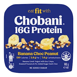 Chobani Fit Flip Yogurt Banana Choc Peanut 