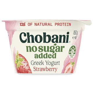 Chobani No Sugar Added Greek Yogurt Strawberry 