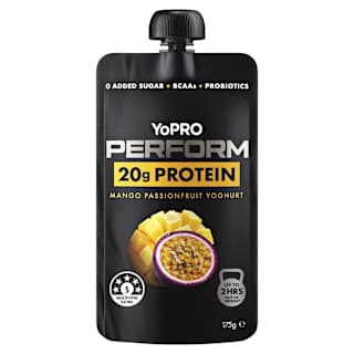 YoPRO Perform Yoghurt Mango Passionfruit Pouch