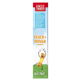 Uncle Tobys Roll-Ups Snack Peach & Mango