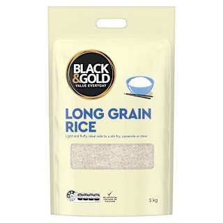 Black & Gold Long Grain Rice