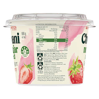Chobani No Sugar Added Greek Yogurt Strawberry