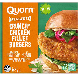 Quorn Crunchy Chicken Fillet Burger Vegan