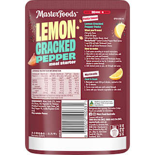 Masterfoods Recipe Base Lemon And Cracked Pepper