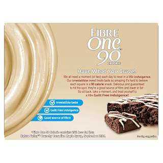 Fibre One Cookies & Creme Drizzle Squares 