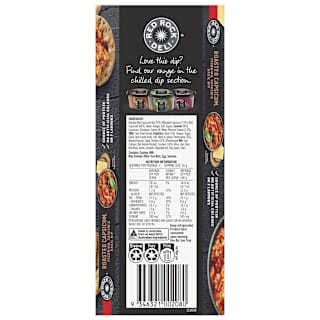 Red Rock Deli Style Gourmet Snack Crackers Cheese Roasted Cap Pecorino Basil Cashew Dip & Crackers