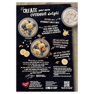 Carman's Porridge Protein Chia & Oats Creamy Vanilla Bean
