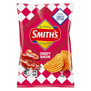 Smith's Crinkle Cut Potato Chips Crispy Bacon