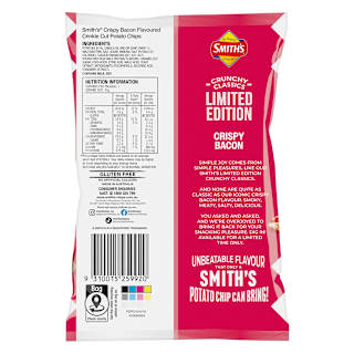Smith's Crinkle Cut Potato Chips Crispy Bacon