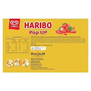 Streets Haribo Frozen Dessert Strawberry Vanilla