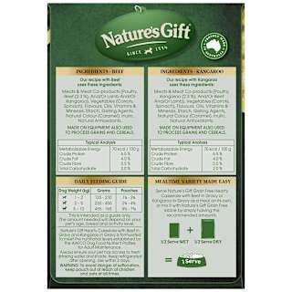 Nature's Gift Hearty Casserole in Gravy with Beef & with Kangaroo