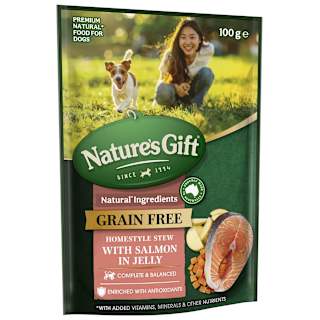 Nature's Gift Homestyle Stew with Salmon in Jelly